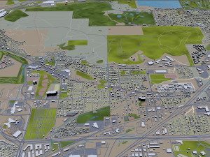 lakewood city colorado usa 30km Modello 3D