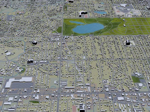 lakewood city colorado usa 30km 3D Model