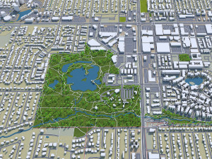 lakewood city colorado usa 30km Modello 3D
