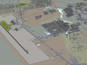 laredo city texas usa 60km 3D 模型