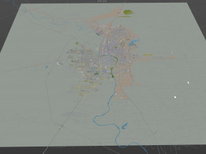 laredo city texas usa 60km 3D 模型