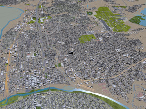 laredo city texas usa 60km 3D 模型