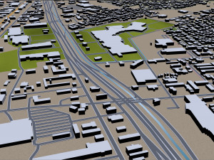 laredo city texas usa 60km 3D 模型