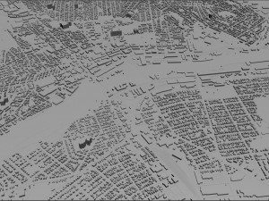 lawrence city massachusetts usa 20km Modèle 3D