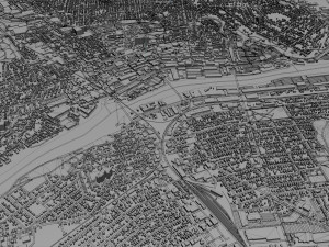 lawrence city massachusetts usa 20km Modèle 3D