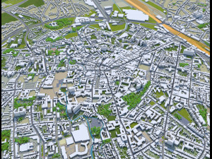 league city texas usa 30km 3D 模型