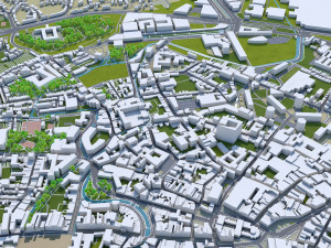 league city texas usa 30km 3D 模型