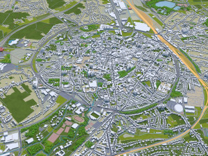 league city texas usa 30km 3D 模型