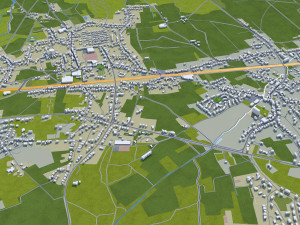 league city texas usa 30km 3D 模型