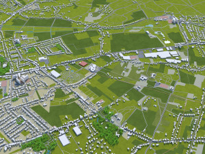 league city texas usa 30km 3D 模型