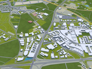 league city texas usa 30km 3D 模型