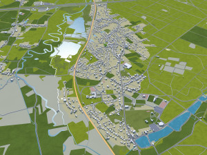 league city texas usa 30km 3D 模型