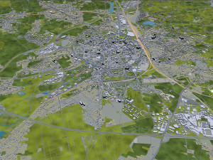 league city texas usa 30km 3D 模型