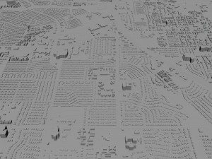 lewisville city texas usa 25km 3D-Modell