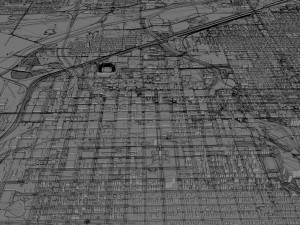 lincoln city nebraska usa 35km 3D Model