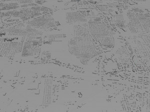 longview city texas usa 30km 3D Model