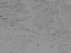 longview city texas usa 30km 3D Model