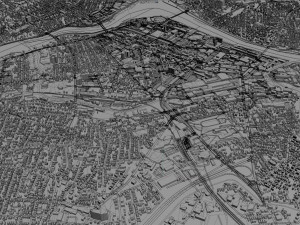 lowell city massachusetts usa 20km 3D Model