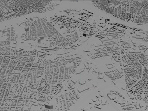 lowell city massachusetts usa 20km 3D Model