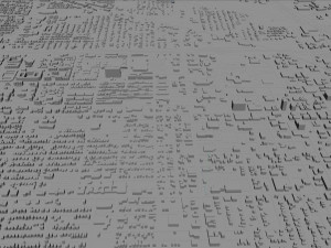 lubbock city texas usa 30km Modèle 3D