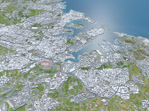 Malta city 50km 3D 모델