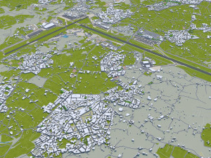 Malta city 50km 3D 모델