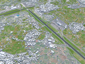 Malta city 50km 3D 모델