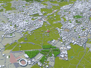 Malta city 50km 3D 모델