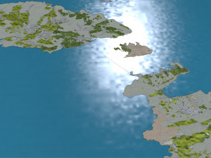 Malta city 50km 3D 모델