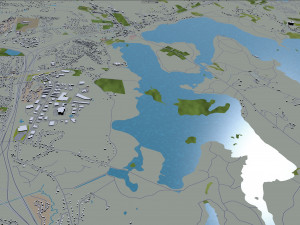 manchester city new hampshire usa 30km 3D Model