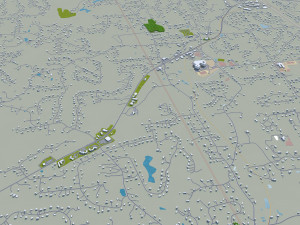 mcallen city texas usa 40km 3D 모델