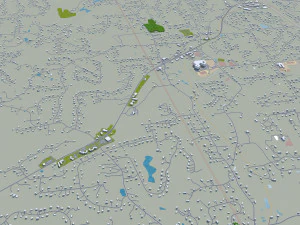 mcallen city texas usa 40km 3D Model