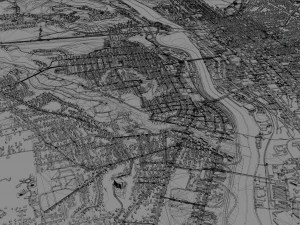 mcallen city texas usa 40km 3D Model