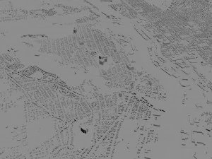 mcallen city texas usa 40km 3D Model