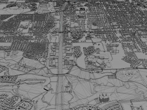 mckinney city texas usa 20km 3D 모델
