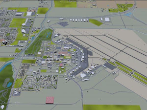 mesa city arizona usa 50km 3D Model