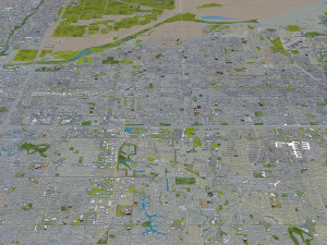 mesa city arizona usa 50km Model 3D