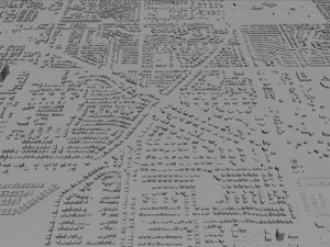 mesa city arizona usa 50km 3D Model