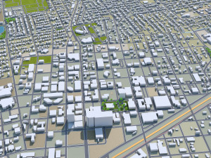 midland city texas usa 30km Modèle 3D