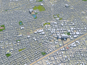 midland city texas usa 30km Modèle 3D