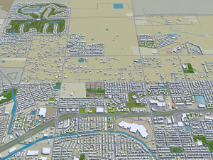 midland city texas usa 30km Modèle 3D