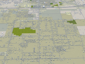 midland city texas usa 30km Modèle 3D