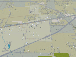 midland city texas usa 30km Modèle 3D