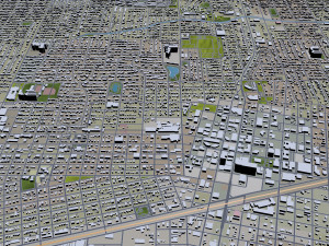 midland city texas usa 30km Modèle 3D