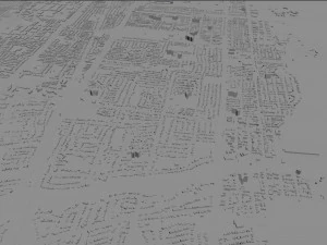 mississauga city ontario canada 40km 3D Model