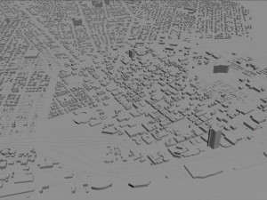 mobile city alabama usa 40km 3D Model