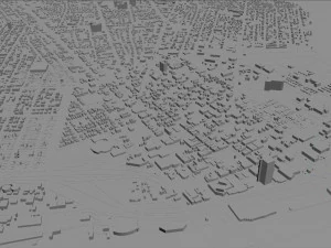 mobile city alabama usa 40km 3D Model