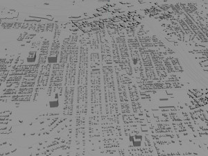 moline city illinois usa 20km Modèle 3D