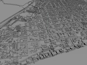 morro bay city california usa 15km Modelo 3D