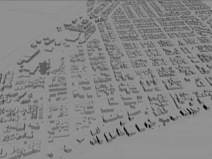 morro bay city california usa 15km 3D Model